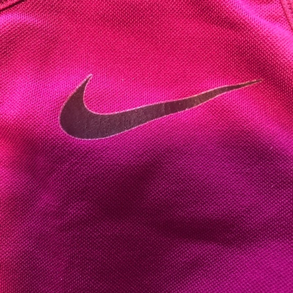 Nike Small Dri Fit Swoosh Sports Bra Racerback Athletic Fushia - Picture 11 of 12